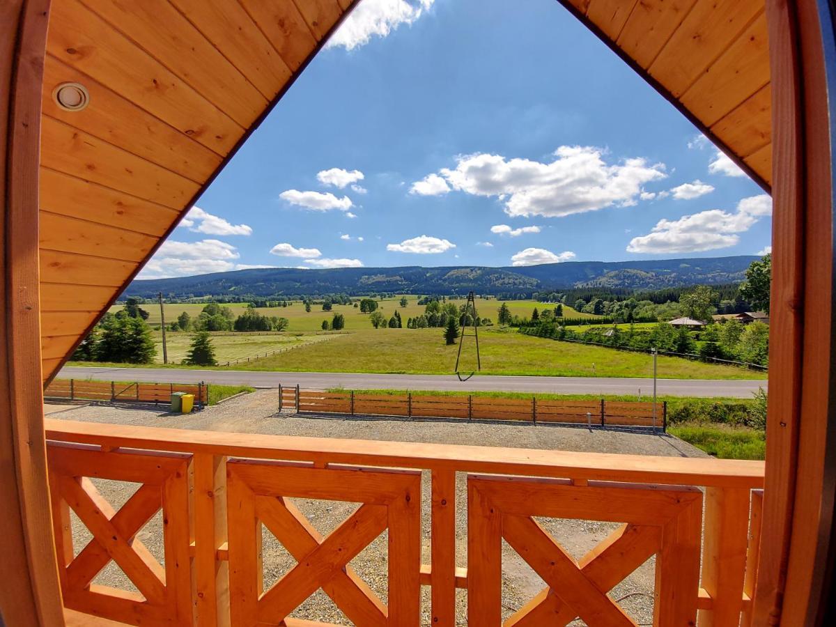 Osada Orlica Klimatyczne Domki Z Widokiem Na Gory I Termalnym Spa Sauna Jacuzzi 4 Km Od Zieleniec Ski Arena Lasowka Exteriör bild